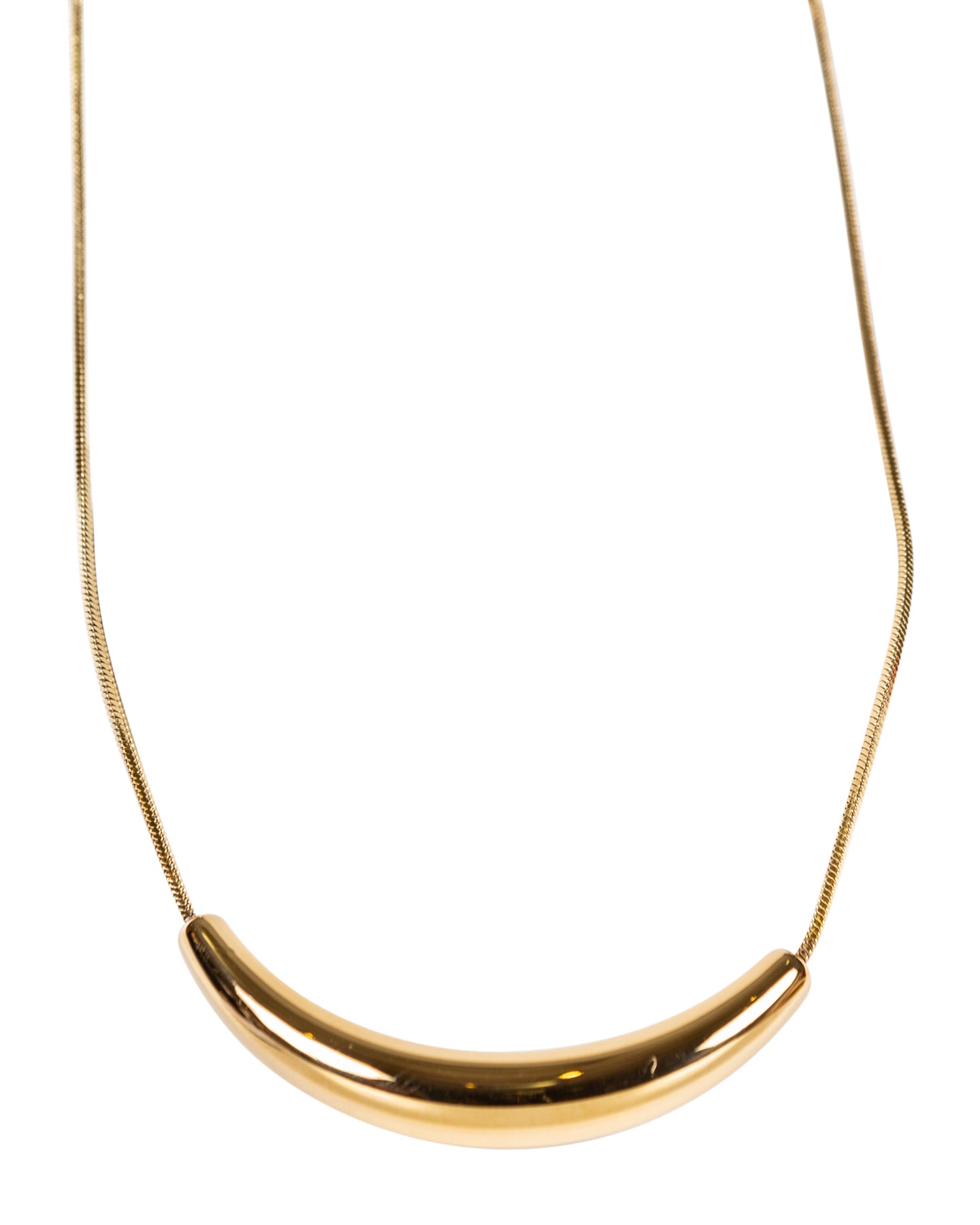 Collier croissant d'or