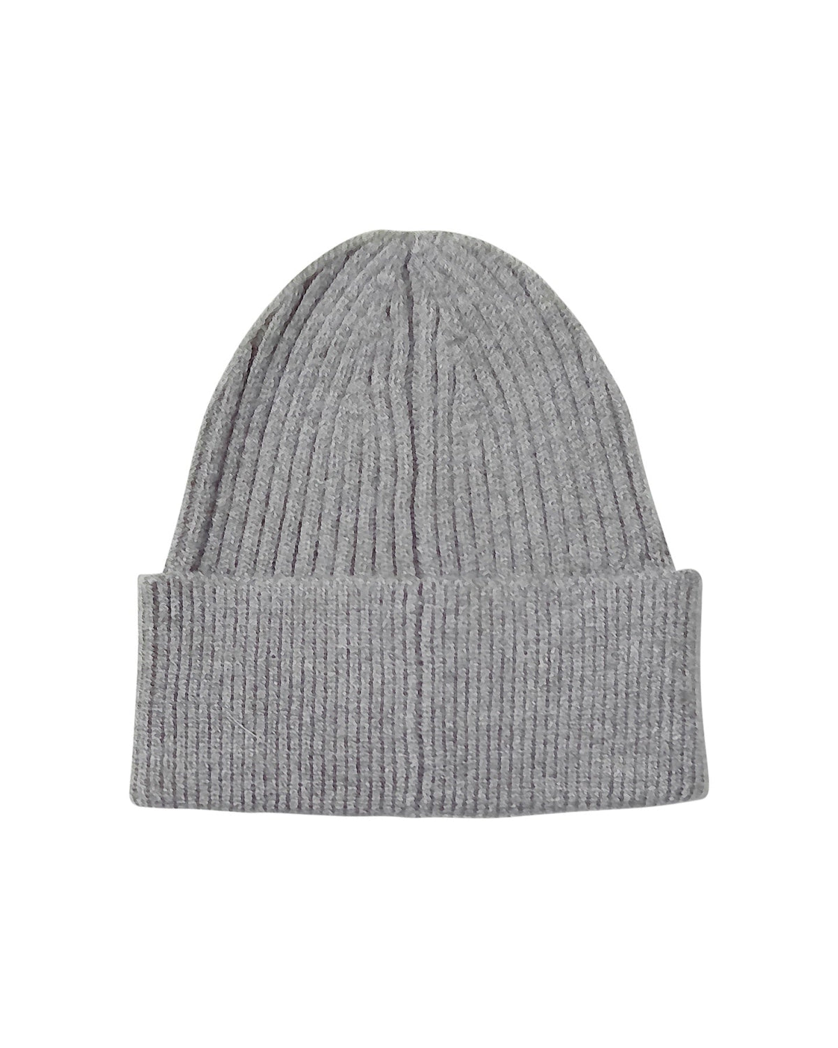 Charcoal Ribbed Beanie