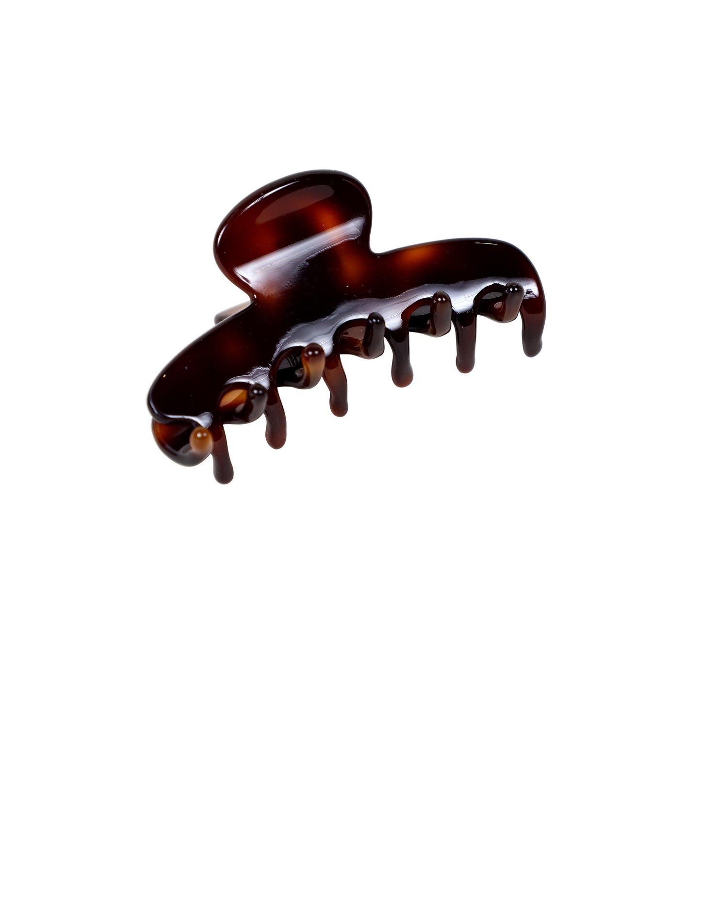 Tortoise Shell Curved Claw Clip 6cm Brown
