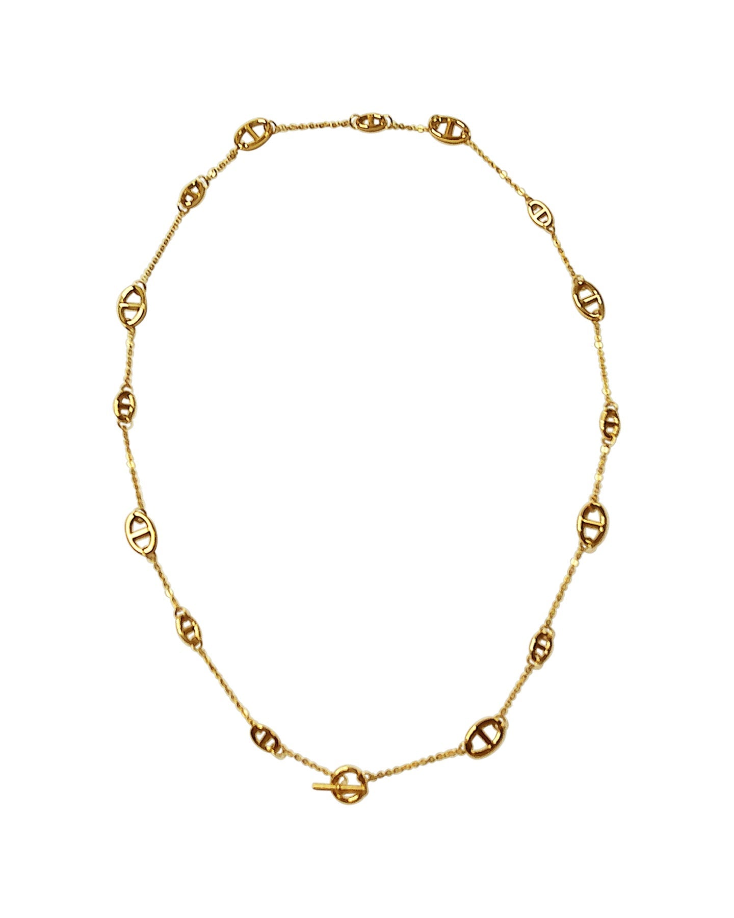 Gold Link Chain Necklace