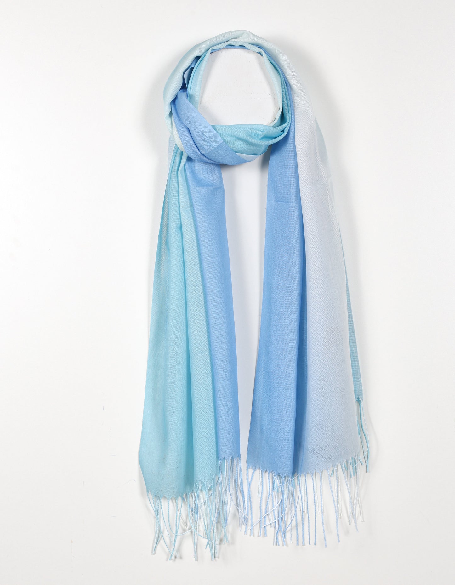 Soft Gradient Scarf in Blue