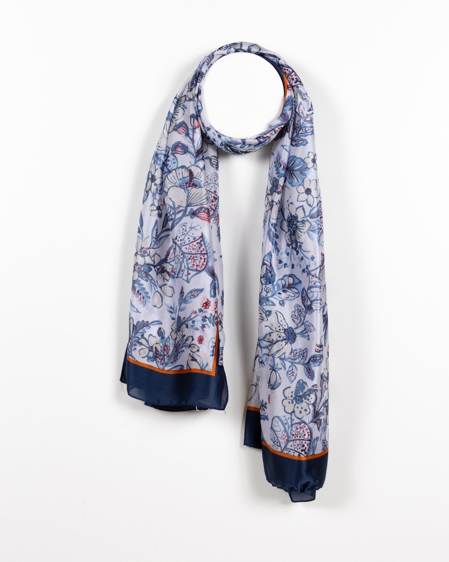 Semi-Transparent Scarf Floral Dreams