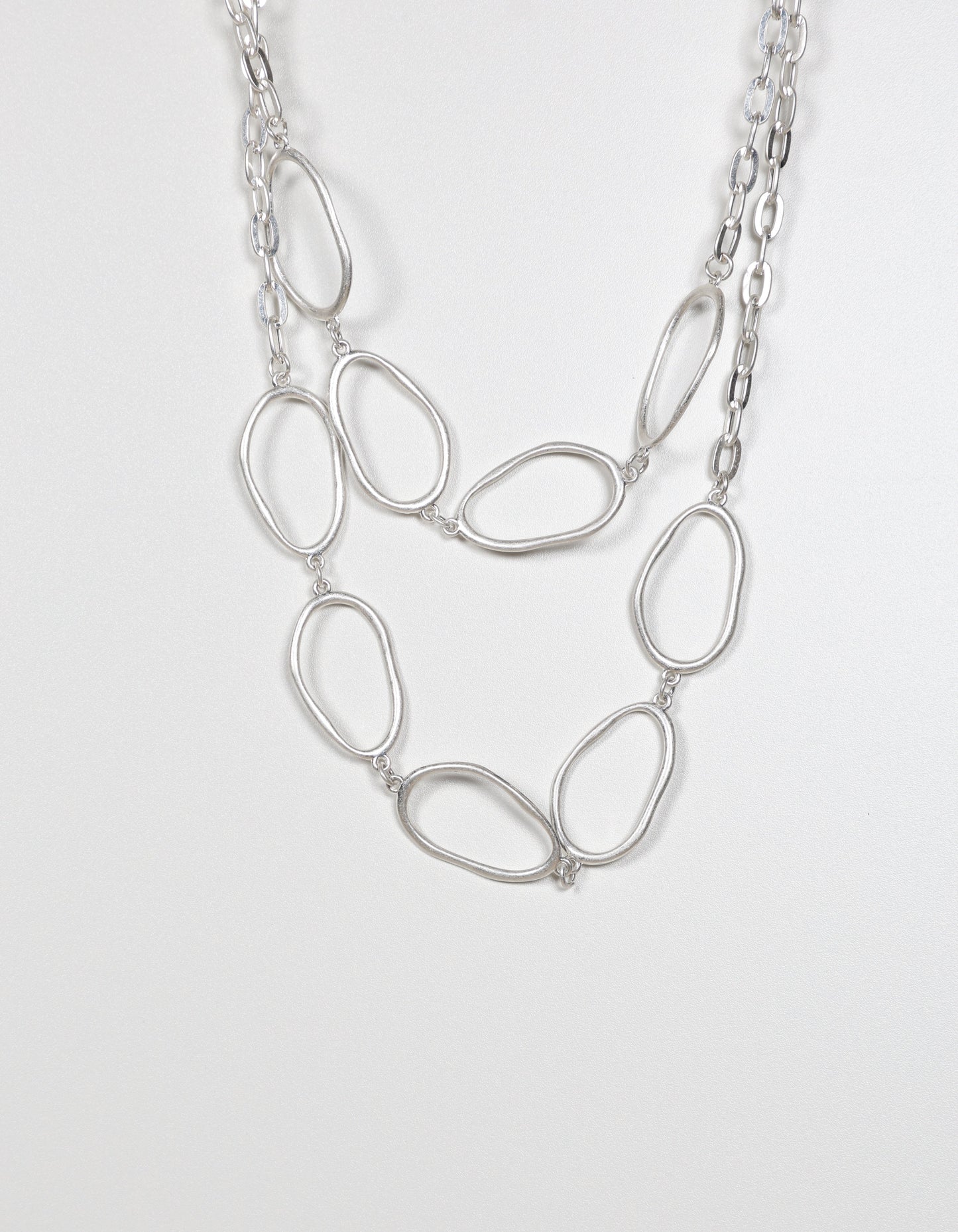 Silver Linked Chain Necklace
