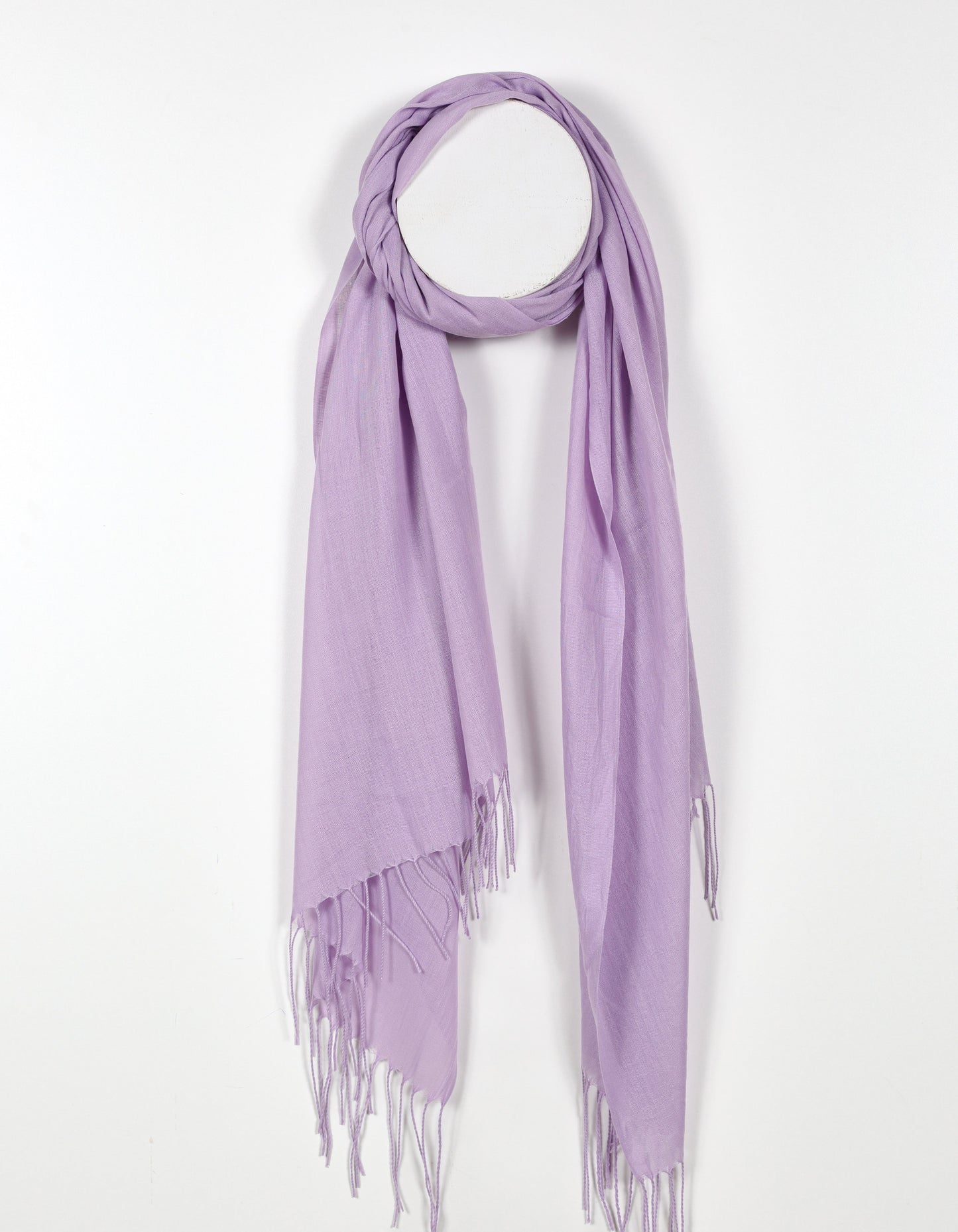 Soft Draped Scarf in Lilac