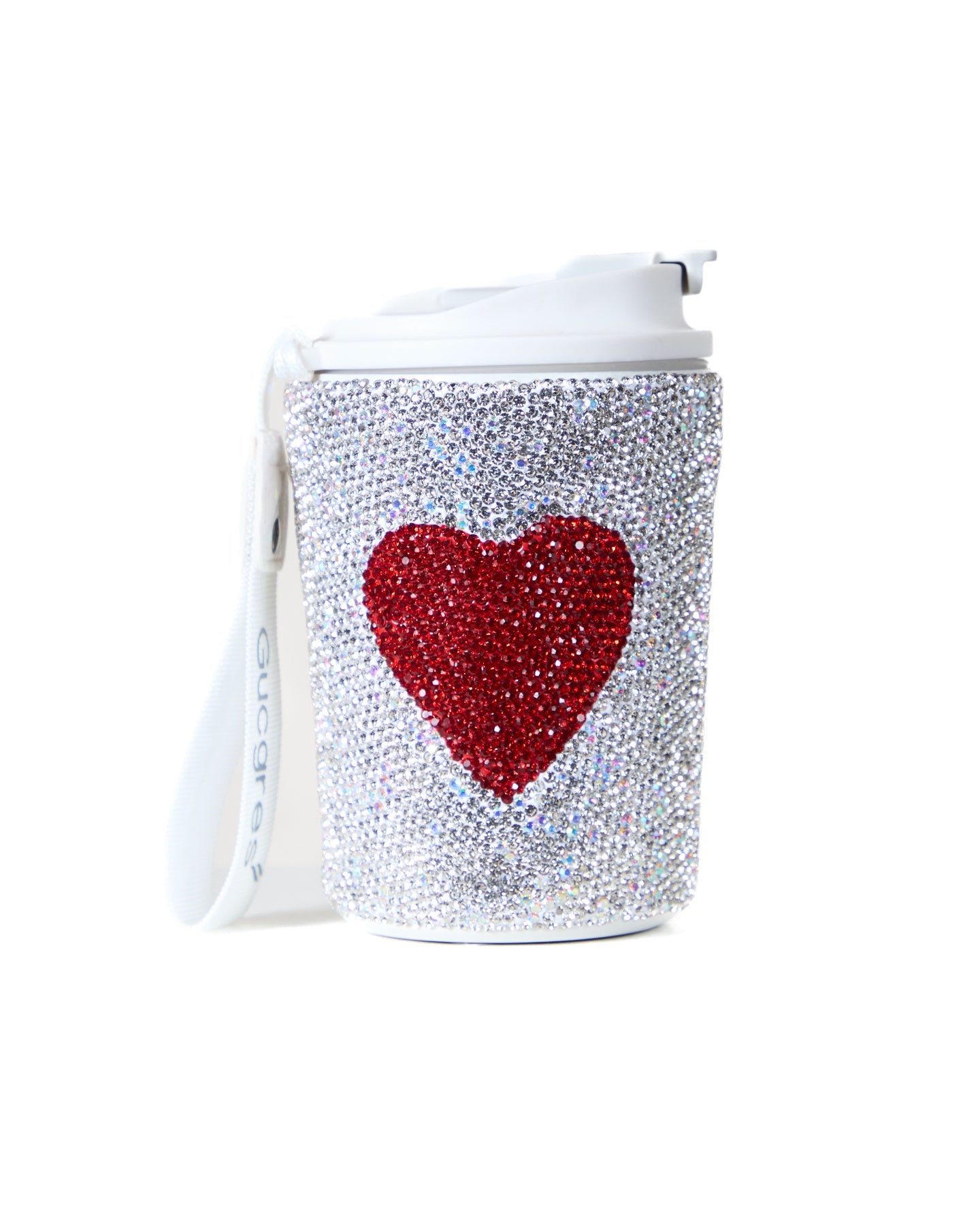 Swarovski Red Heart Travel Mug