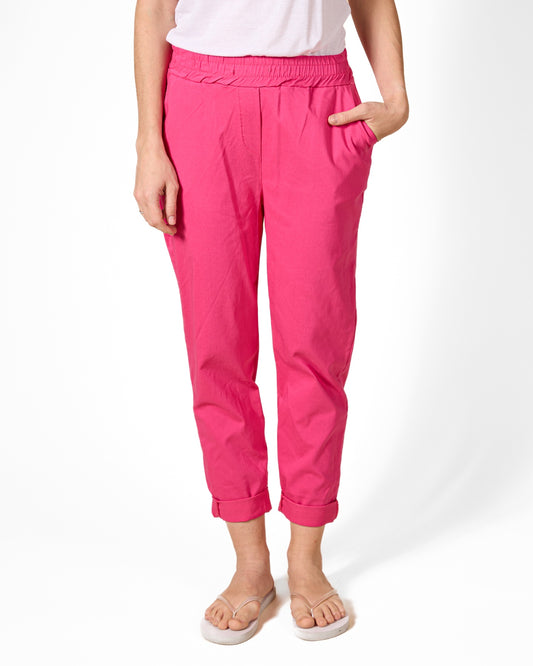 Cherry Pull On Pant