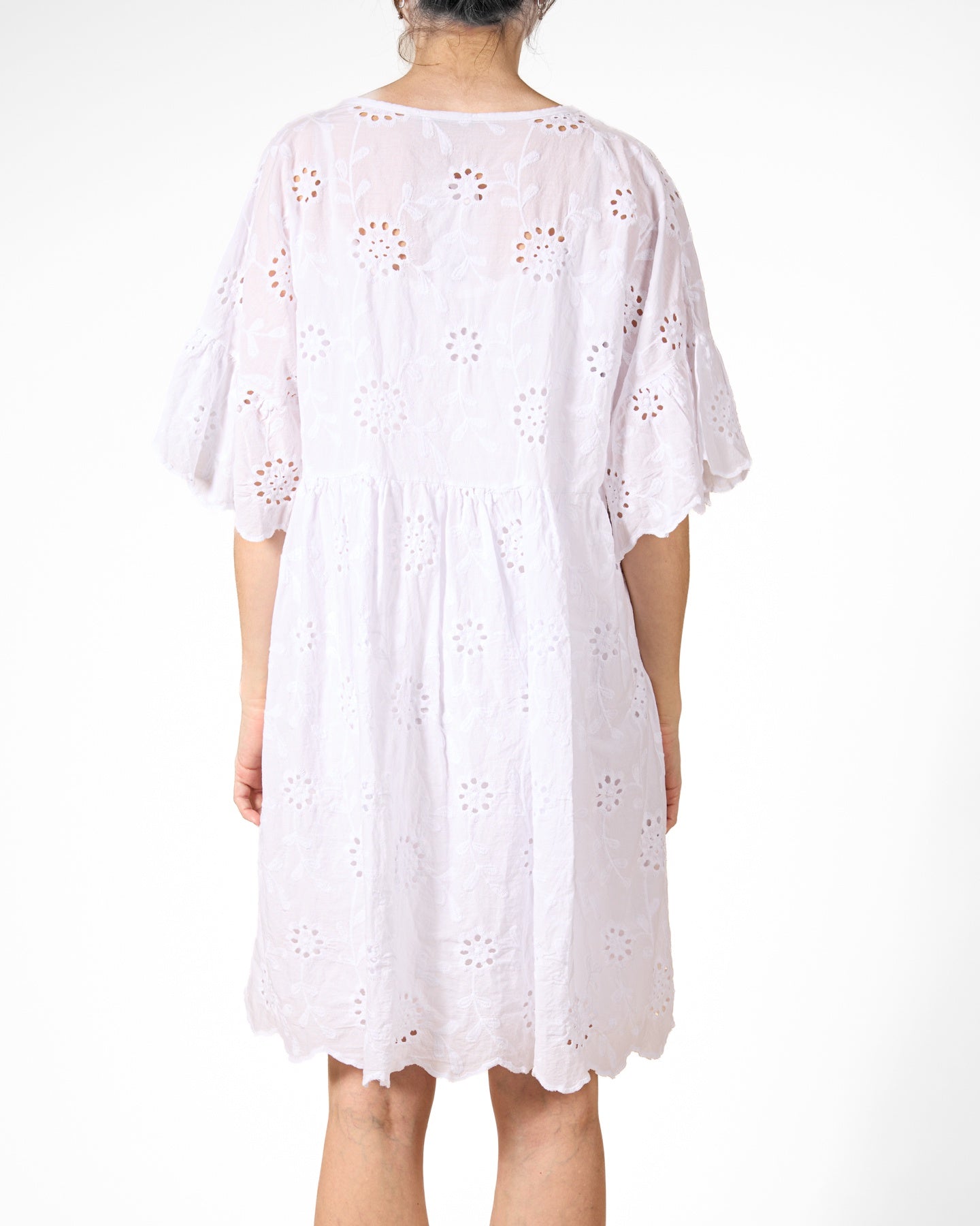 White Eyelet 2 Pc Dress