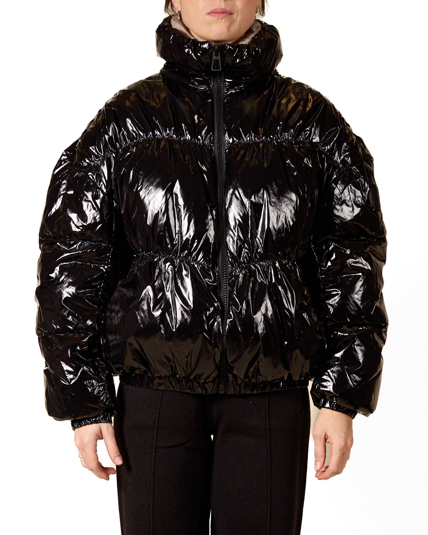 Black Black Puffer Coat