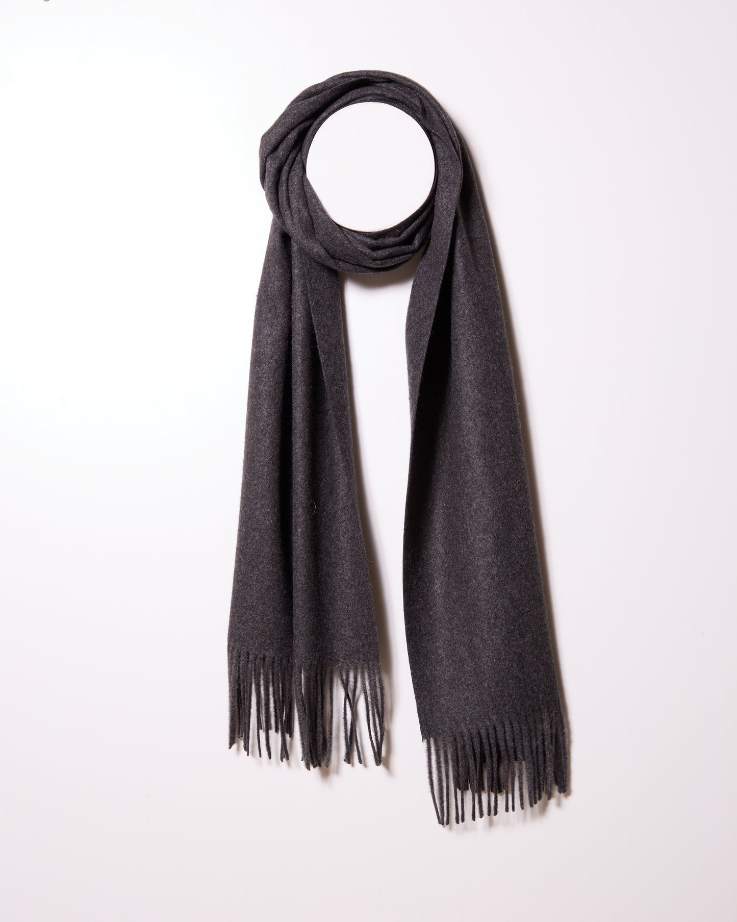 Dark Grey Simple Scarf