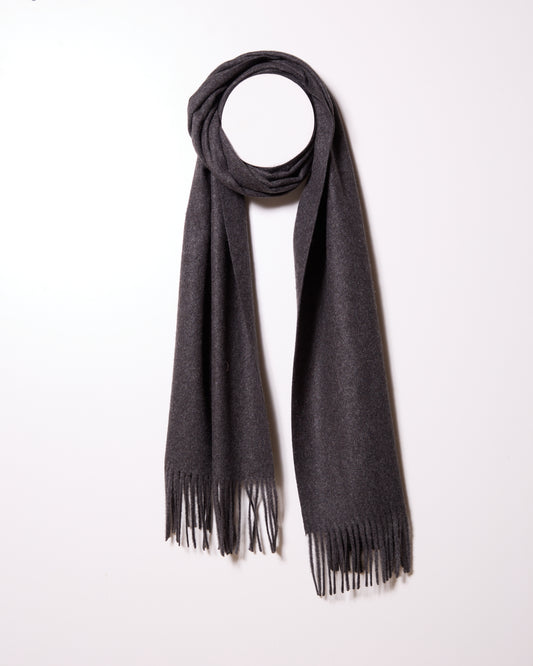 Dark Grey Simple Scarf