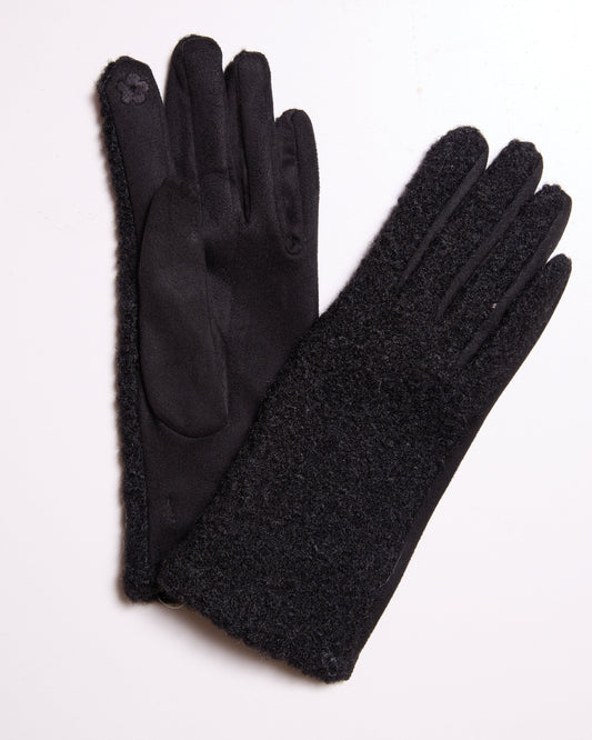 Black Sherpa Touchscreen Gloves