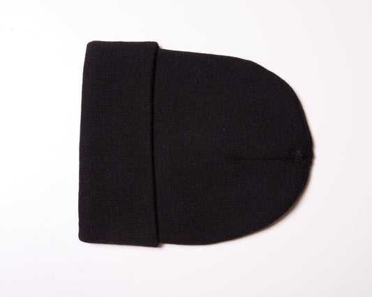 Black Basic Beanie Hat