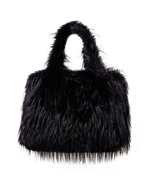 Black Extra Shaggy Oversized Bag