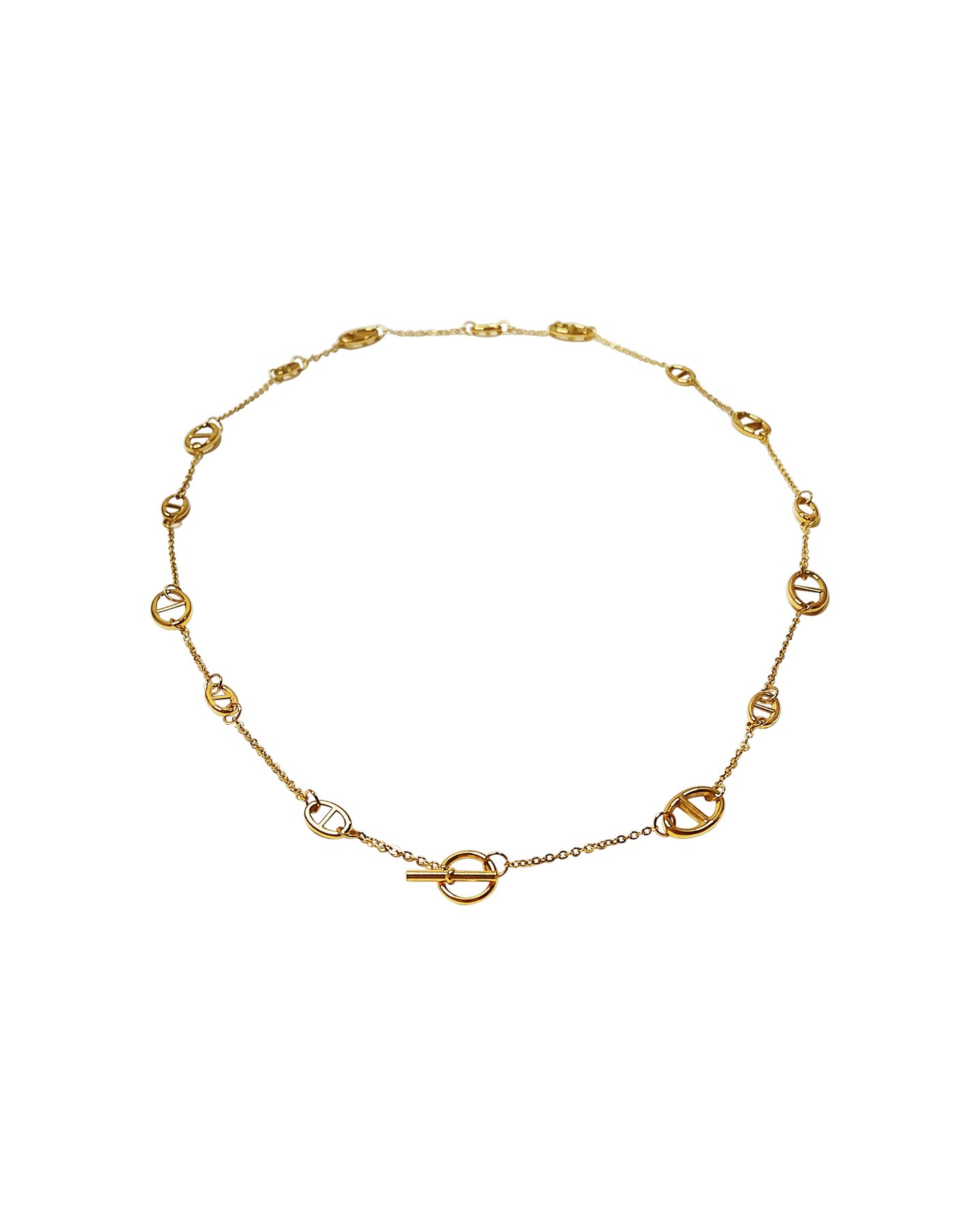 Gold Link Chain Necklace