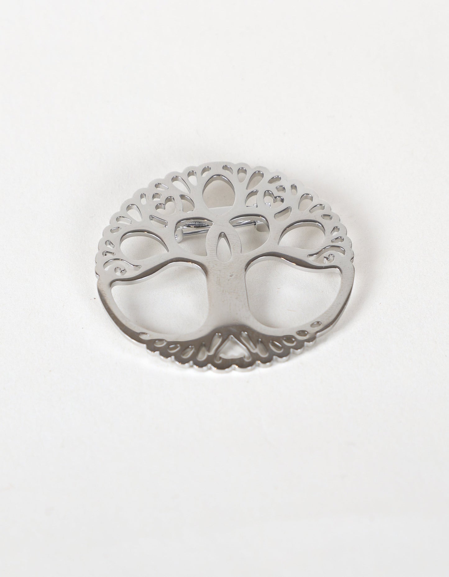 Timeless Tree Brooch in Silver