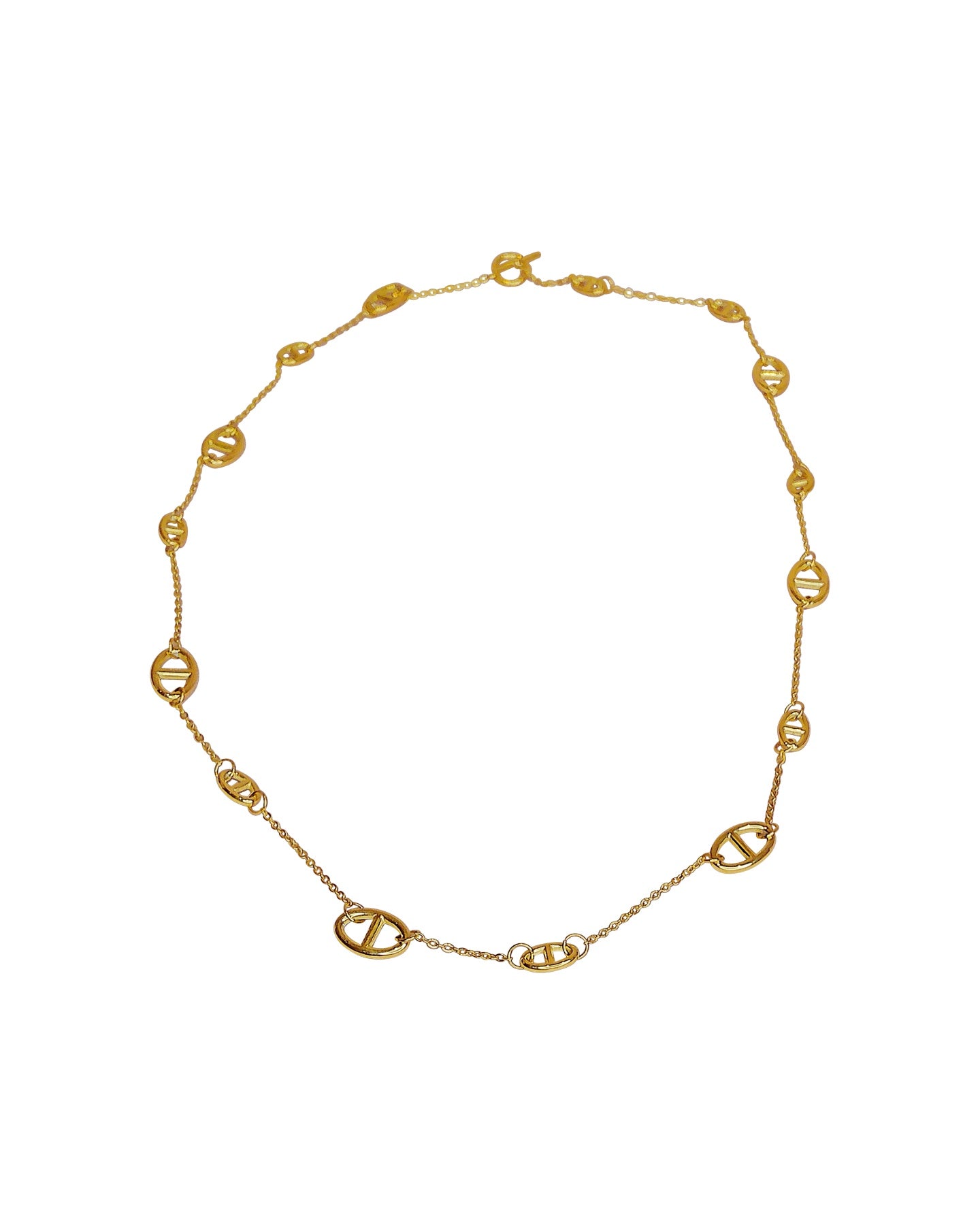 Gold Link Chain Necklace