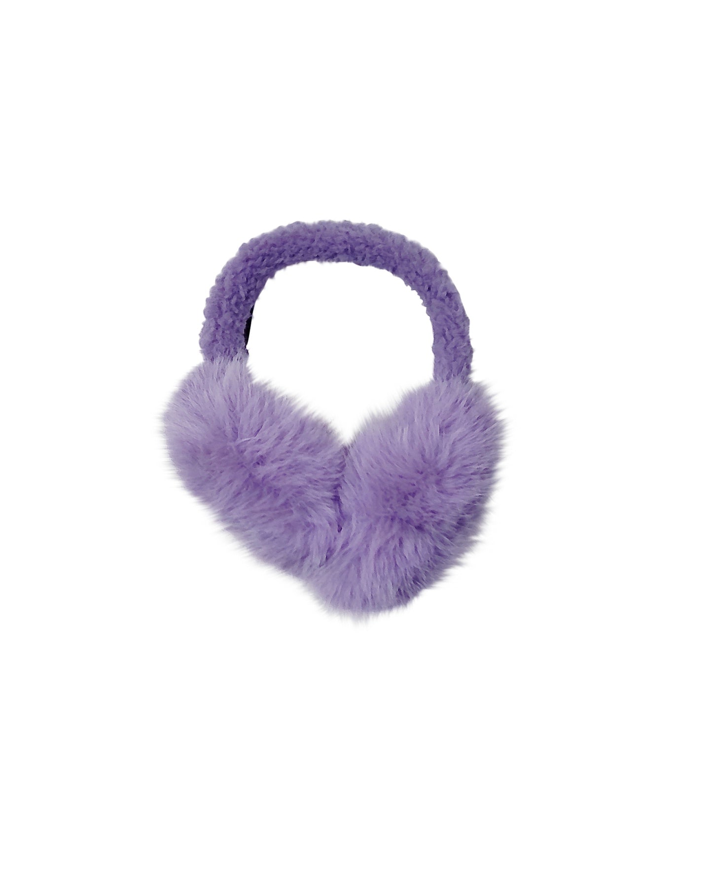 Foldable Fluffy Earmuffs in Purple