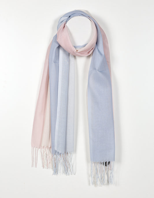 Soft Gradient Scarf in Pink