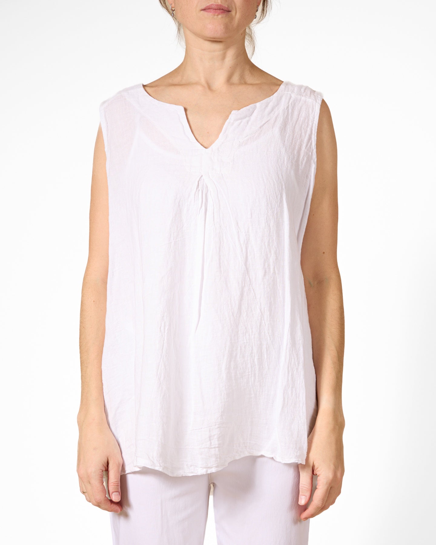 White V Opening Camisole