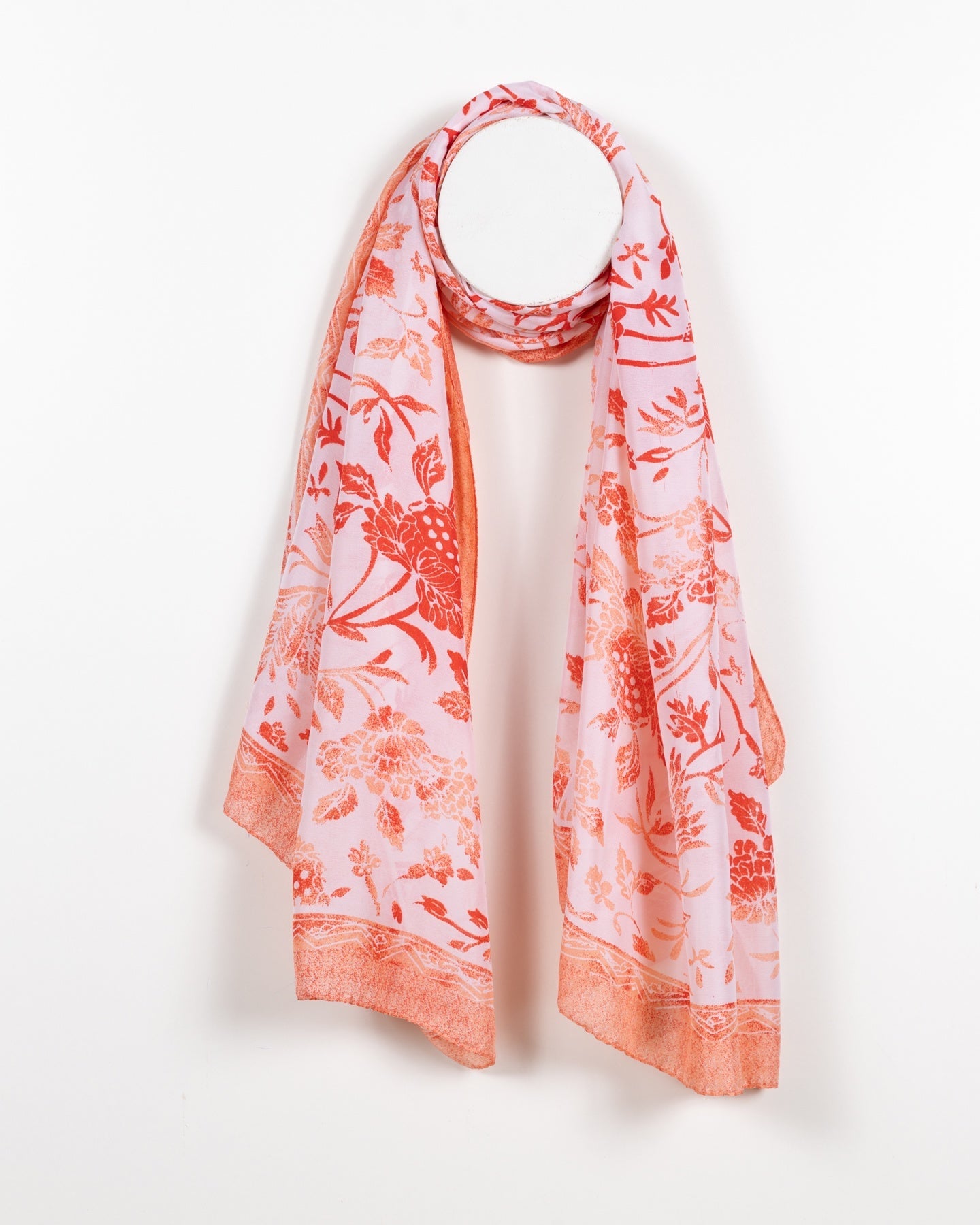 Floral Scarf at Dusk