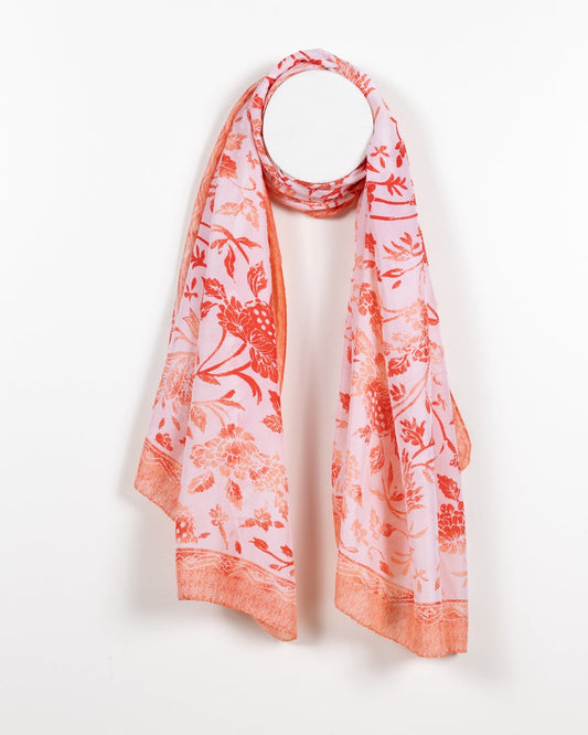 Floral Scarf at Dusk