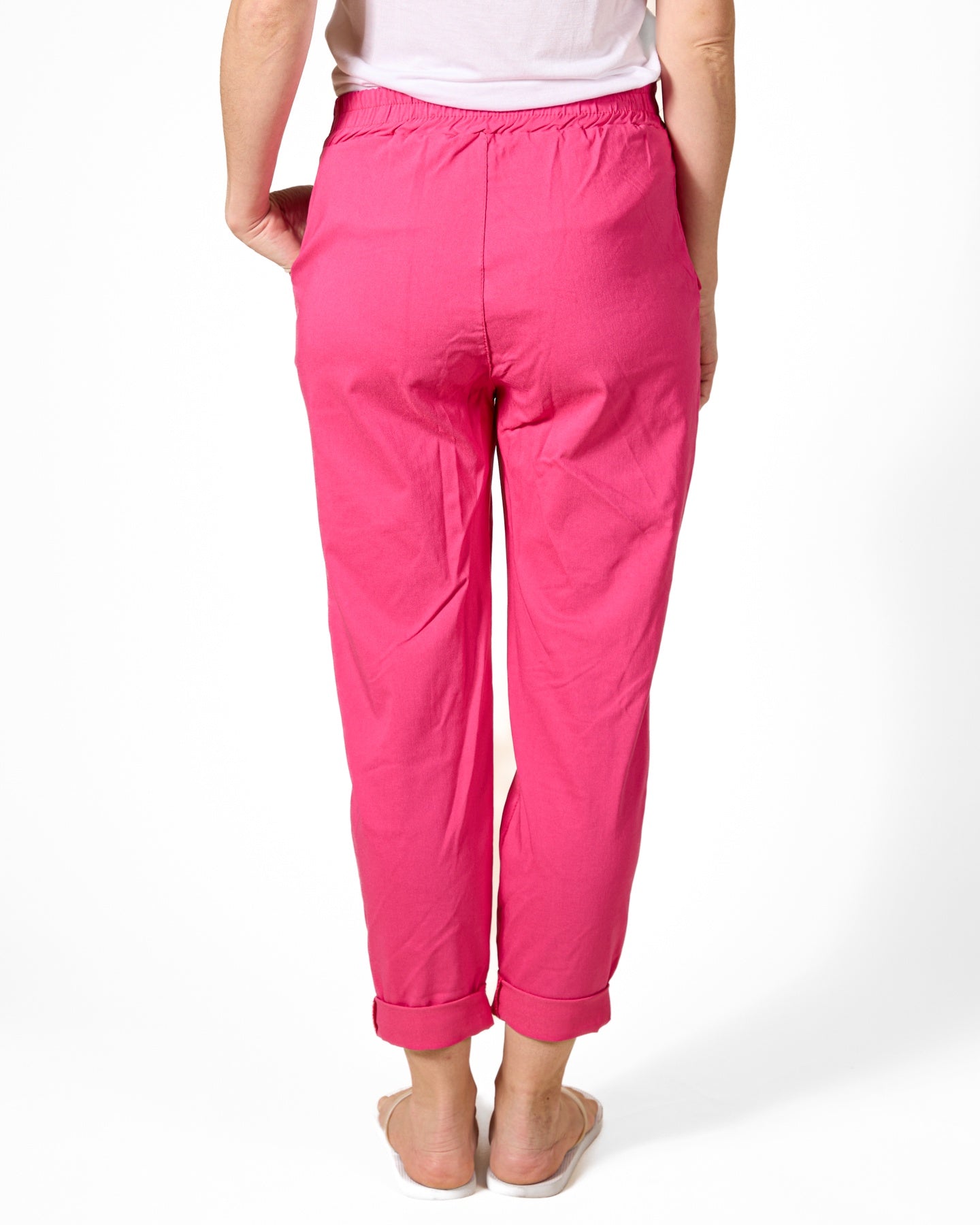 Cherry Pull On Pant