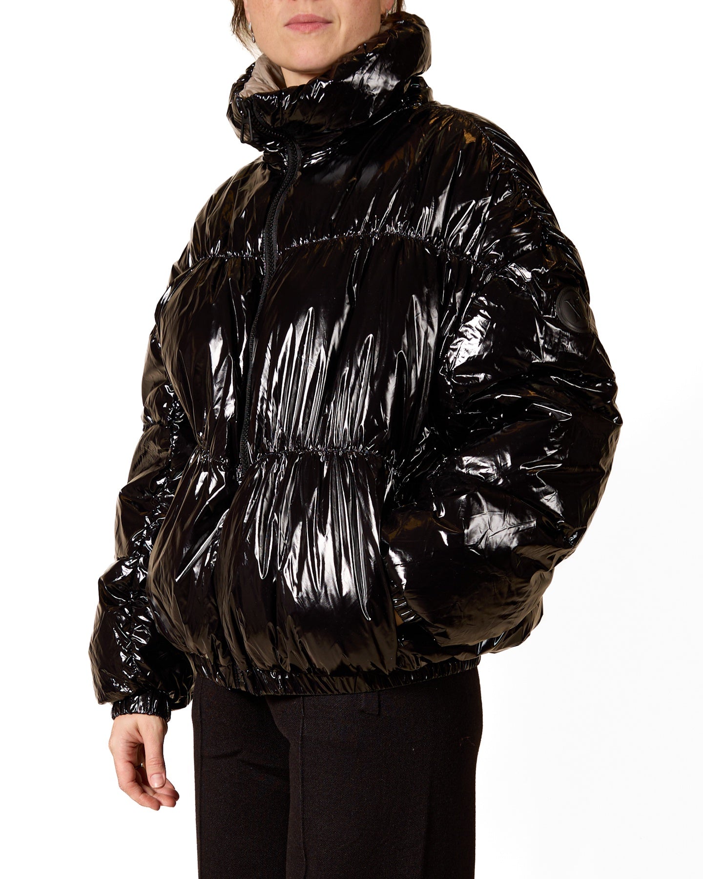 Black Black Puffer Coat