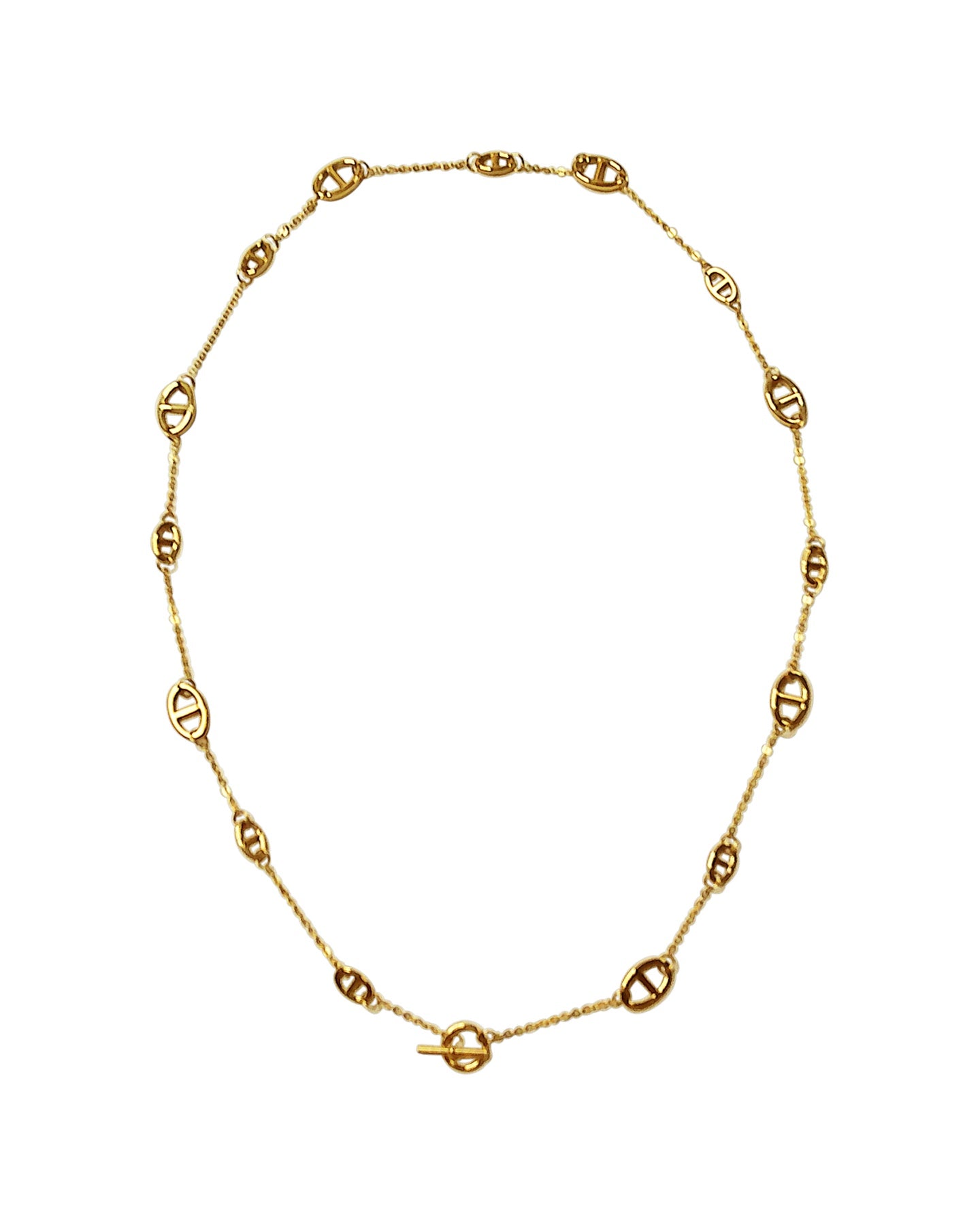 Gold Link Chain Necklace