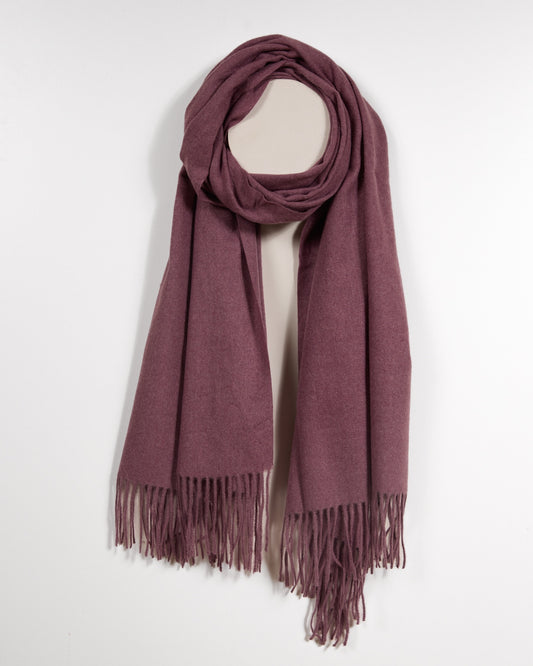 Soft Fringed Lavender scarf