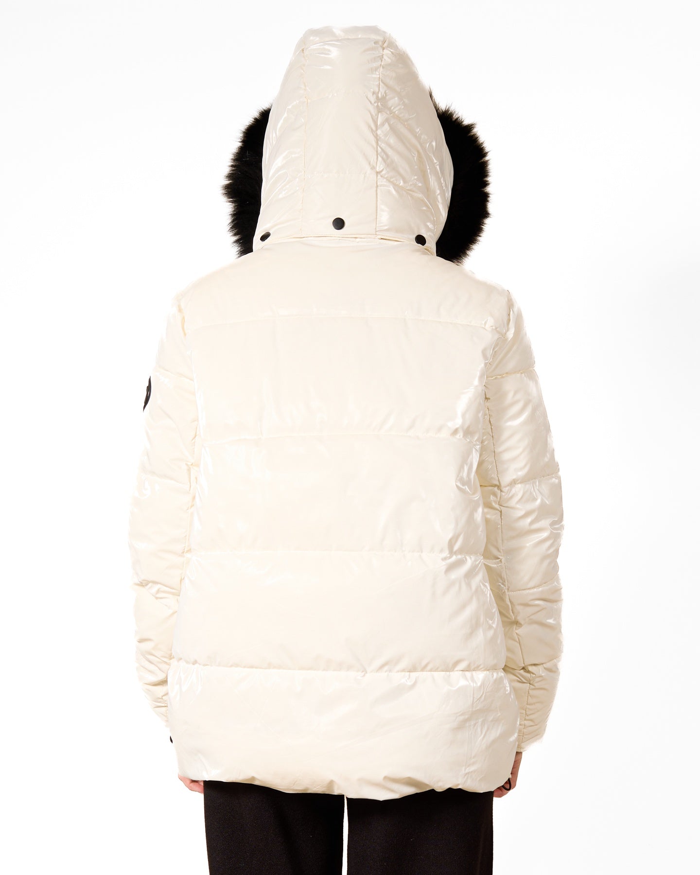 Frost Fur-Trimmed Hooded Puffer Jacket