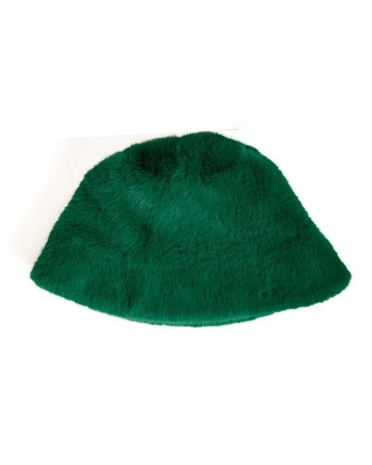 Festive Green Faux Fur