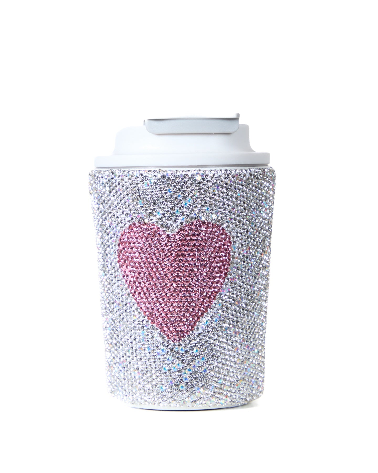 Mug Cœur  de Voyage  Rose Swarovski
