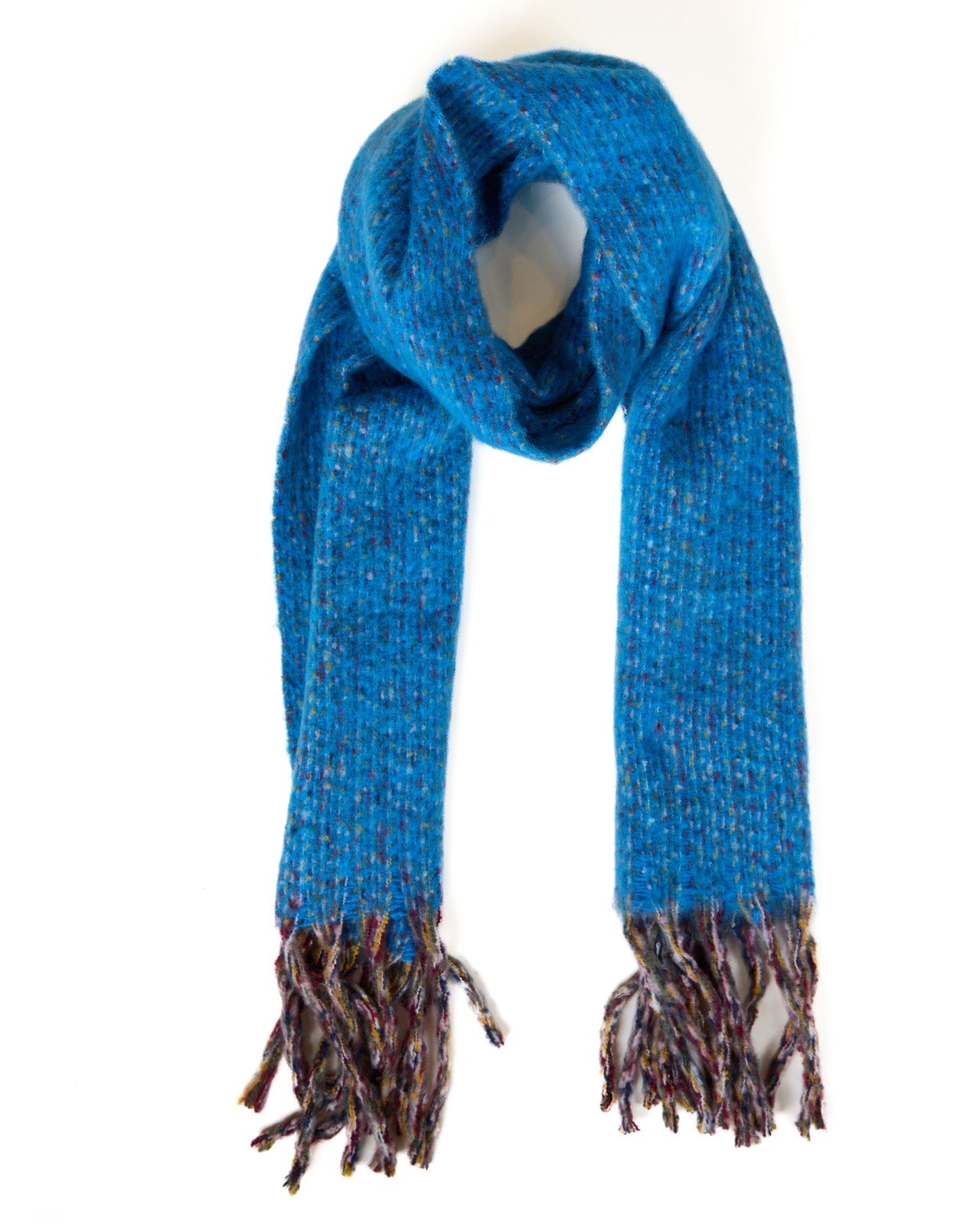 Cozy Knit Scarf - Soft Blue