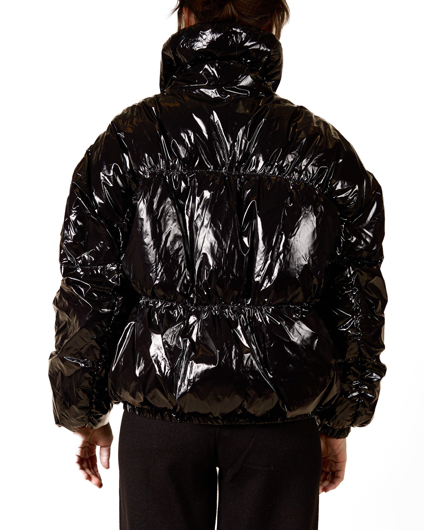 Black Black Puffer Coat