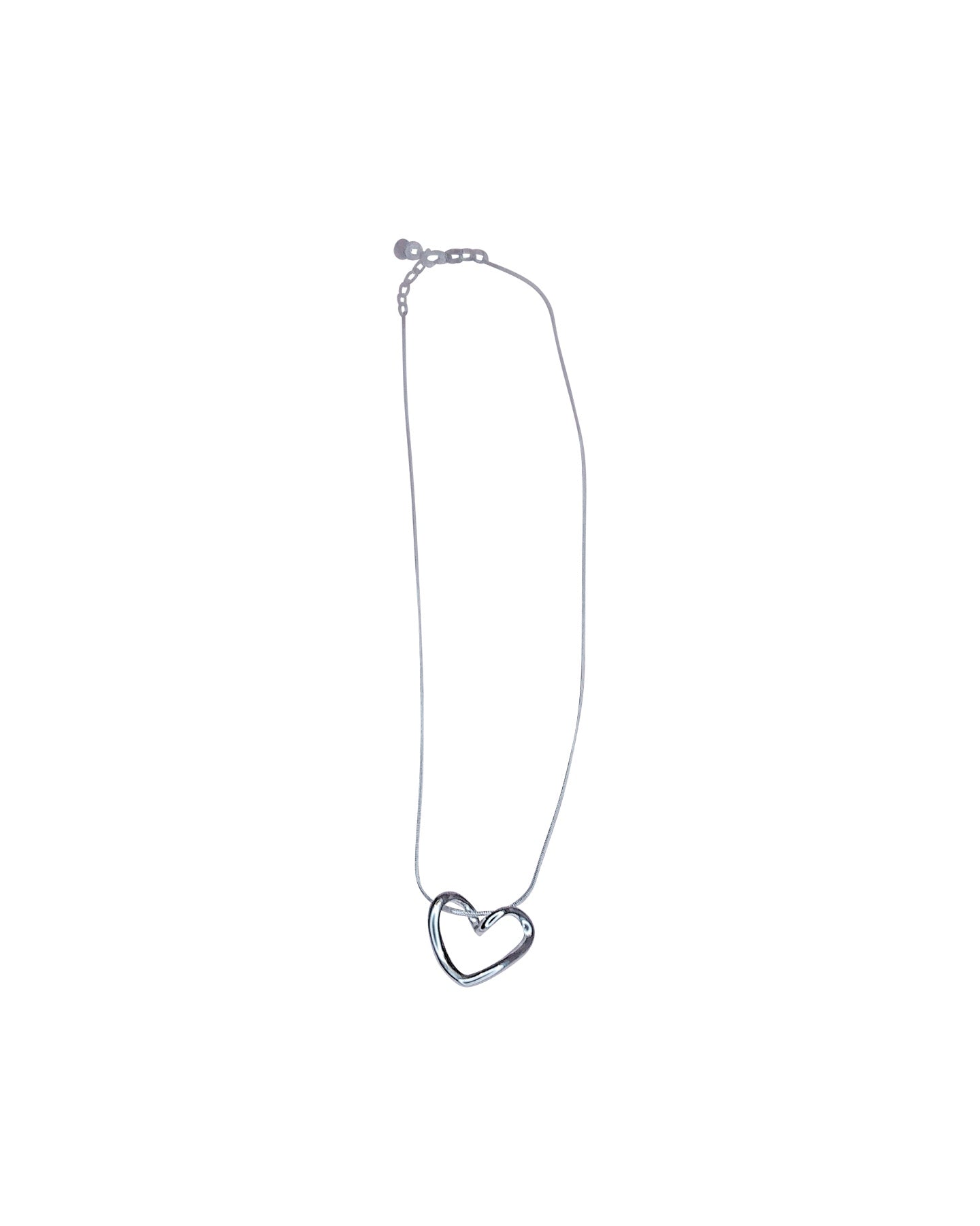 Heart Silver Pendant Necklace