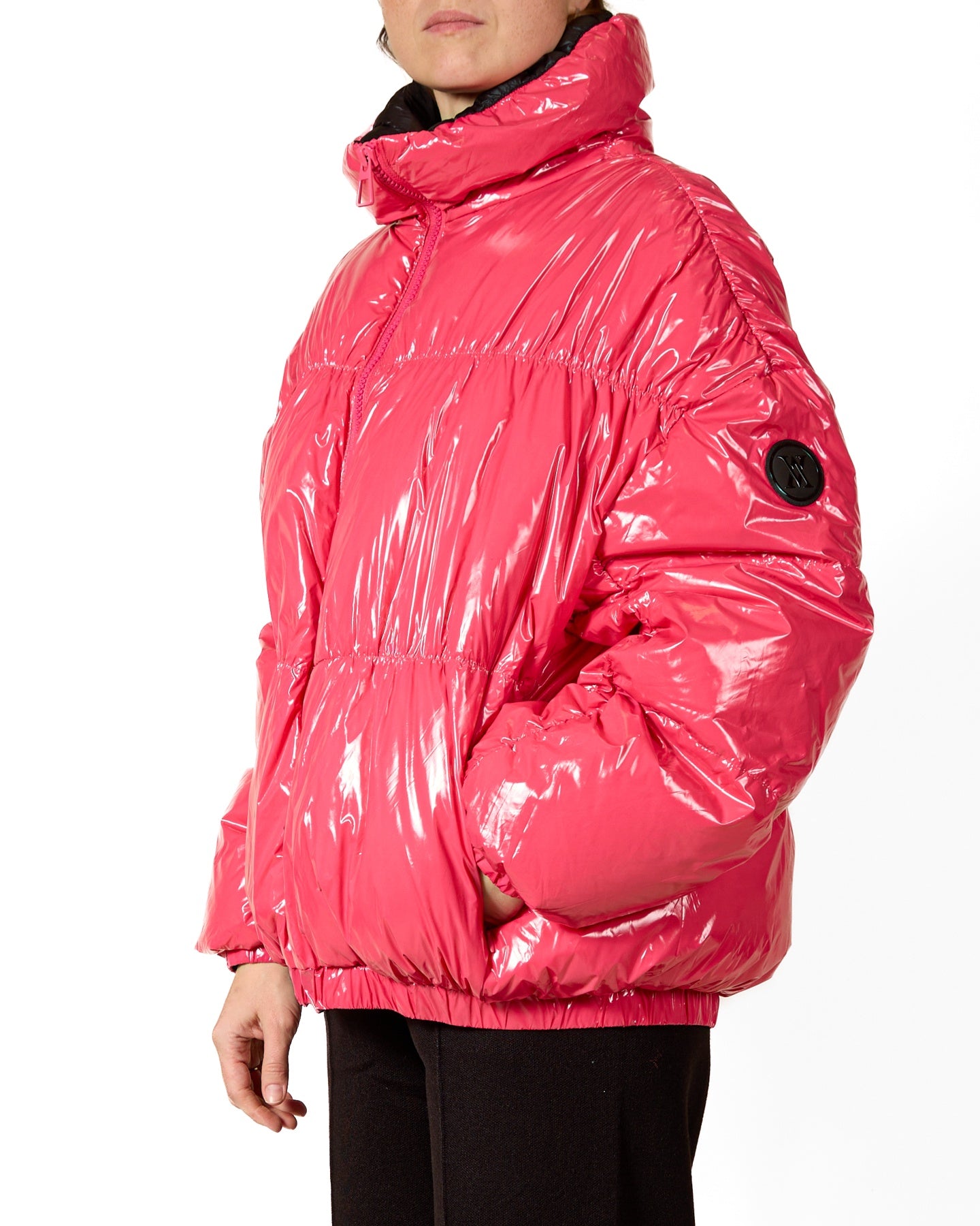 Pink Pink Puffer Coat