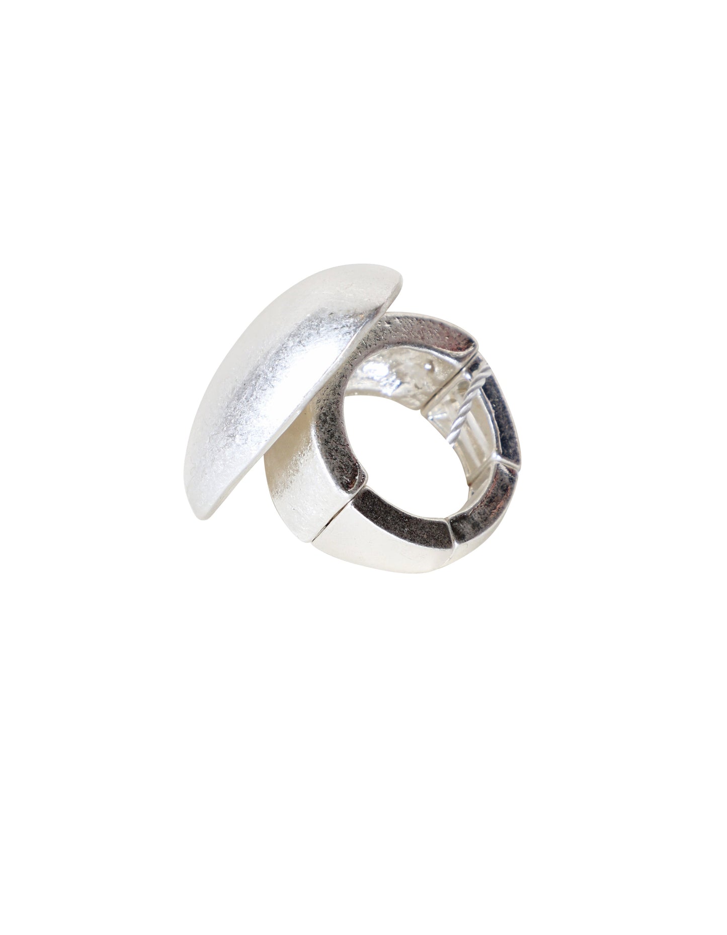 Bague sculpturale audacieuse en argent