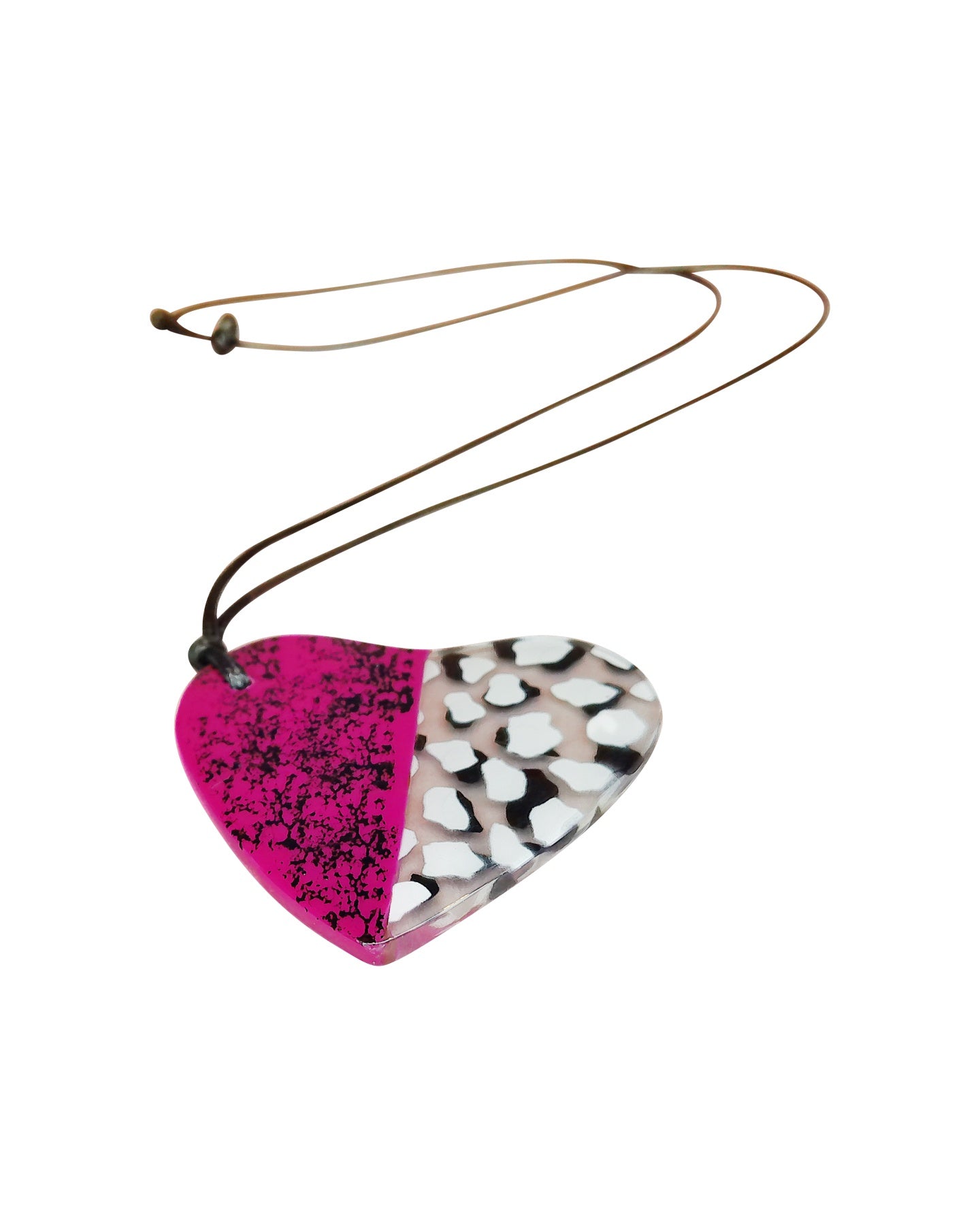 Resin Heart Necklace