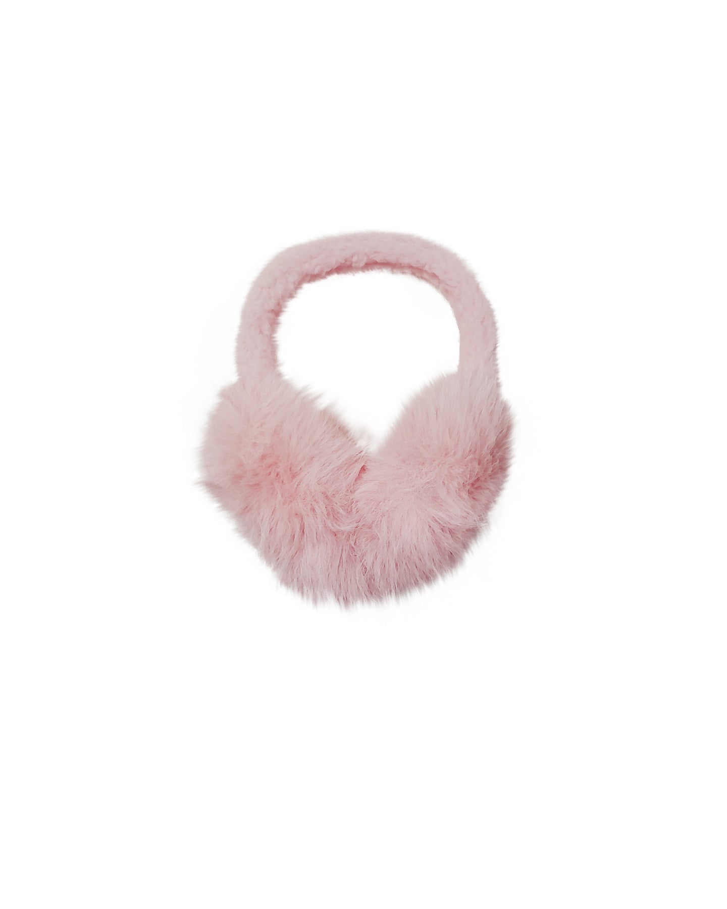 Foldable Fluffy Earmuffs in Pink